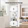 VEVOR 68 Inch Corner with 4 Wooden Doors Storage Cabinet 68.6x170.9cm