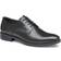 Johnston & Murphy Men's Holcomb Plain Toe Oxfords Black Water-Resistant Full Grain