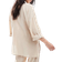 New Look Cotton Slub Shirt Co-Ord - Cream