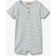 Wheat Kortärmad Jumpsuit - Alfred Blue Stripe