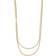 Snö of Sweden Halsband Double Neck Guld