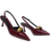 Cuccoo Women's High Heel Shoes - Burgundy