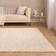 OHS Sienna Fluffy Rug 160 x 230 cm White Beige 160x230cm