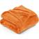 Utopia Bedding Fleece 300GSM Luxury Blankets Orange (228.6x228.6cm)
