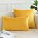 Shein Velvet Throw With Gradient Effect Square Case Pillow Case Yellow (40x40cm)