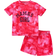 Shein St Och Snygg Batik Brev Tshirts Och Shorts Set Fr Bebis Flickor