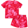 Shein St Och Snygg Batik Brev Tshirts Och Shorts Set Fr Bebis Flickor
