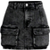 Shein Tween Flicka Klaff Ficka Enfrgat Denim Kjolar