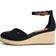 Tommy Hilfiger Flag Closed Toe Mid Wedge Espad - Navy