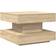 vidaXL 360 Grader Drejeligt 50 x 50 x 34,5 cm Sonoma-Eg Sofabord