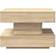 vidaXL 360 Grader Drejeligt 50 x 50 x 34,5 cm Sonoma-Eg Sofabord