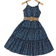 Shein Girls Ditsy Floral Print Ruffle Hem Cami Dress