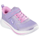 Skechers Girls Wave 92 Sparkle Mesh Trainer, Purple, Younger