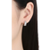 Shein pcs Elegant Fashionable Copper Cubic Zirconia Heart Shaped Hoop Earrings For Womens Daily Wear