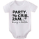 Shein Baby Boy Casual Creative Milk Bottle Letter Print Bodysuit Short Sleeve