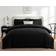 CozyLux King Size Comforter Set 7 Pieces Bed in a Bag Set Bed Linen Black (274.3x259.1cm)