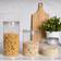 OHS Clear Jar Food Storage Kitchen Container
