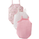 Shein Baby 3pcs Floral Print Bow Front Cami Bodysuit