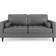 Dunelm Zoe Distressed Snuggle Sofa 183cm 2 Seater