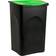 Stefanplast Rubbish Bin 50L Dustbin Kitchen Garbage Swing Lid 13.21gal