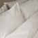 Catherine Lansfield Kingsley Soft Matt Velvet Set - Cream Duvet Cover Beige (200x200cm)