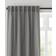 Dunelm Touch Of Linen Unlined Tab Top Curtains Charcoal Grey 228x228cm