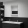 vidaXL Wandspiegel Met Schap 50 x 60 cm Gehard Glas
