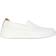 Skechers Women's Court Break A-Okay Sneaker White Textile/Synthetic Vegan Machine Washable
