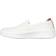 Skechers Women's Court Break A-Okay Sneaker White Textile/Synthetic Vegan Machine Washable
