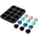 Thyme & Table 12 cup nonstick muffin silicone baking cups Muffin Tray 14x10 "