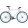 vidaXL Cykel 1 Gear 700C 59 cm Hvid Og Blå Børnecykel