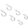 Pieces – Vardagliga, små och stora creoler med plätering av sterlingsilver, 3-pack One