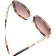 River Island Metal Round Gold Trim Sunglasses - Black