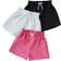 Shein pcsSet Solid Color Casual Bowknot Shorts For Teenage Girls Summer
