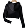 Shein Tween Girls Casual Solid Color Ribbed ZipUp Hoodie