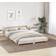 vidaXL Shaggy Rug with Latex Backing 240x340 cm Brown 240x340cm