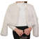 Shein Tween Girl Short Plush Elegant White Fuzzy Coat Autumn Winter
