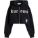 H&M Motif-Detail Zip-Through Hoodie - Black