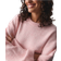 Gina Tricot Crew Neck Knitted Sweater - Primrose Pink