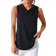 Shein Loose Letter Print Sleeveless Hoodie Vest - Casual Summer
