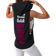 Shein Loose Letter Print Sleeveless Hoodie Vest - Casual Summer