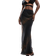 ASOS DESIGN Chiffon Bias Maxi Skirt - Ombre Animal Print/Multi