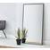 Dunelm Apartment Rectangle Length Leaner Black Floor Mirror 75x145cm