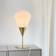 Dyberg Larsen Ballon Opal Messing Bordlampe 45.5cm