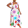 Shein Holiday Leisure VNeck Printed Plus Dress