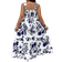 Shein Plus Floral Cami Dress With Ruffled Hemline And Gathered Bust