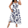 Shein Plus Floral Cami Dress With Ruffled Hemline And Gathered Bust