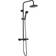 Nortiq Brusesystem Med Termostat Og Ø22 Cm Sort