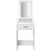 vidaXL Makeupbord Med LED Lys Hvid 50 x 41 x 140 cm Toiletbord 41x50cm