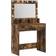 vidaXL Med LED-Ljus 79 x 41 x 135 cm Sminkbord 75.5x41cm